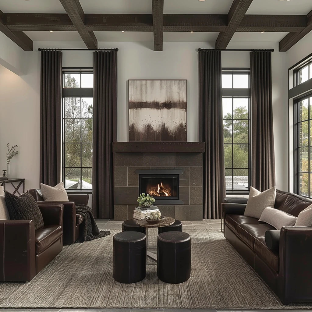 how to hang 84 inch curtains in stylish living room
