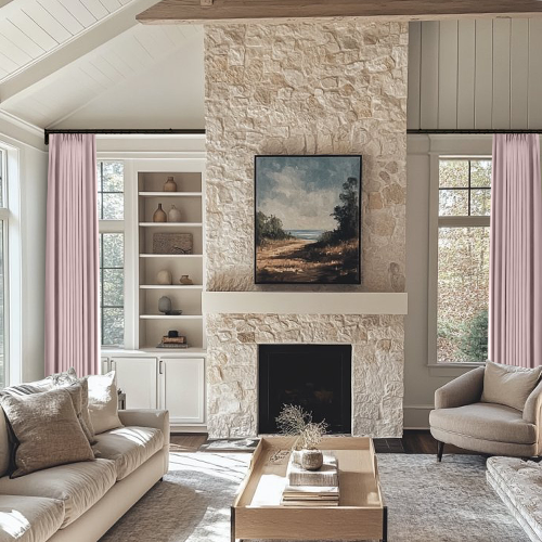 Liam Linen|Soft Top Drapery