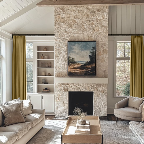 Liam Linen|Soft Top Drapery