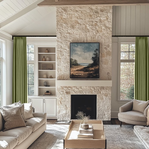 Liam Linen|Soft Top Drapery