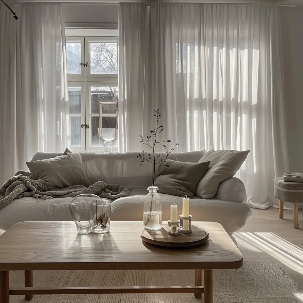 how to hang sheers and curtains using creative methods