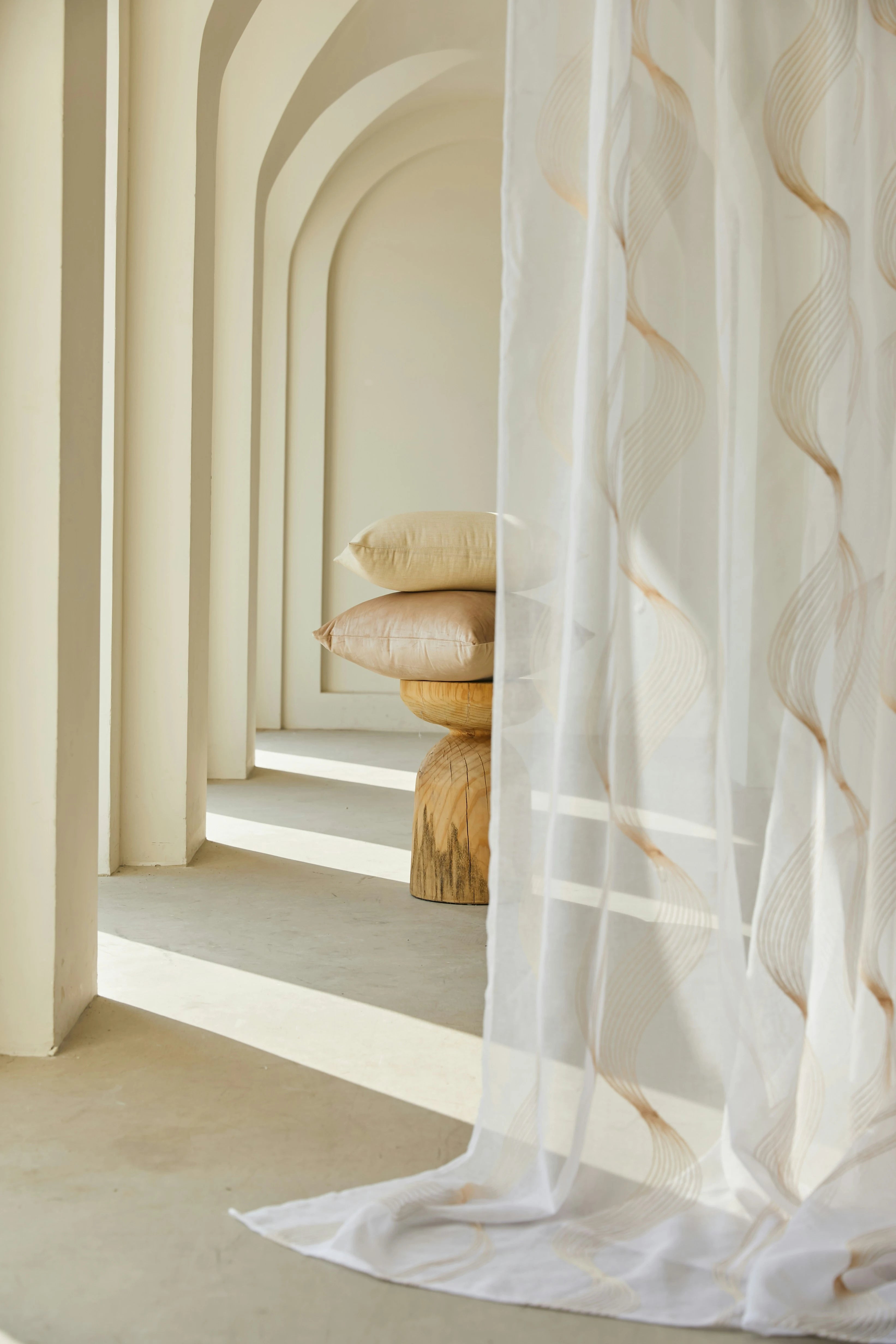 Enhance your living space with elegant sheer curtains.