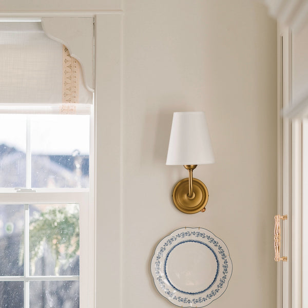 Roman Shades with Border Trim