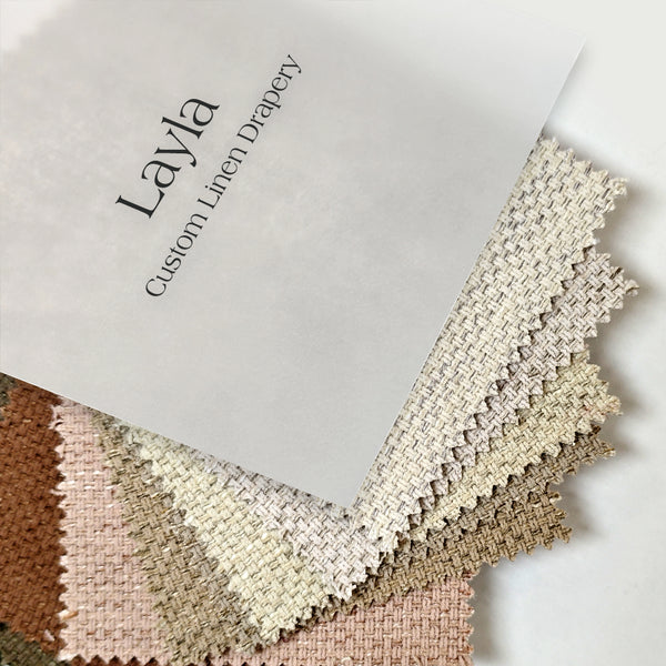 Layla Linen Booklet | 18 Colors