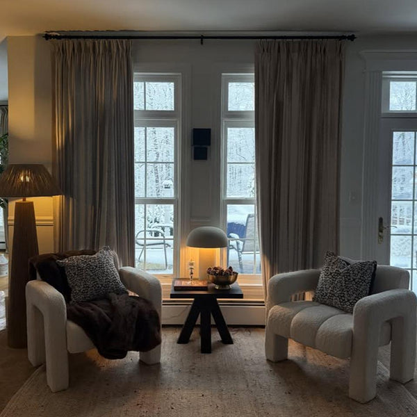 Laurent Linen｜100% Blackout Drapery