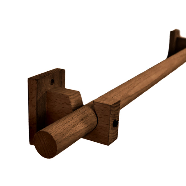 Evelyn Custom Wood Curtain Rod
