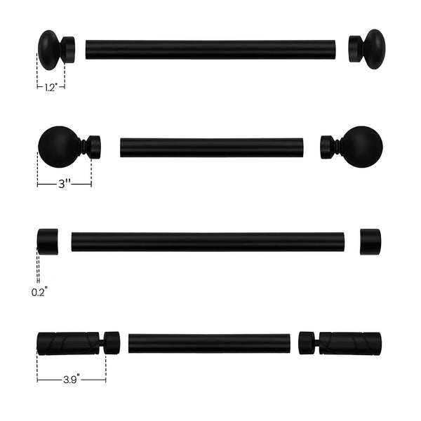 Reese | Custom Size | Curtain Rod