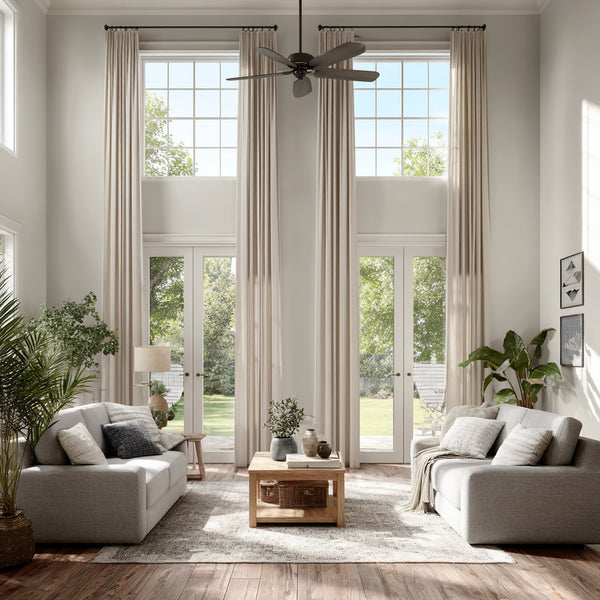 Lena Linen | Extra Long | Pleated Drapery