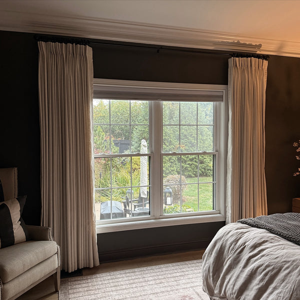 Laurent Linen｜100% Blackout Drapery