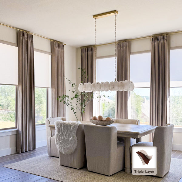 Layla Linen｜Serenity Blackout Drapery