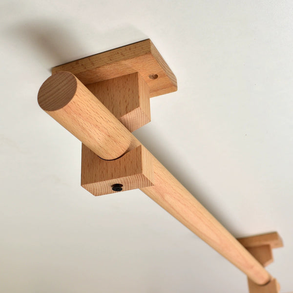 Rowan | Custom Size | Wooden | Curtain Rod