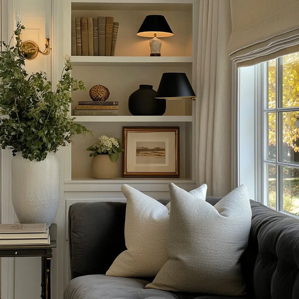 Lena Linen Roman Shades Cordless