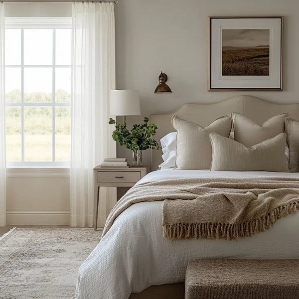 Lull Linen Sheer Curtains Pleated