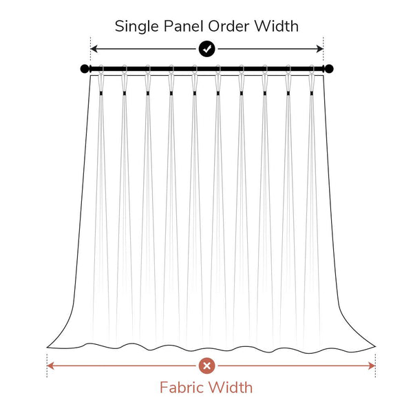 Cassandra Linen Cotton｜Pleated Drapery