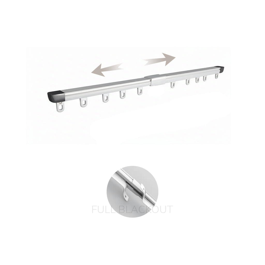 Taylor | Length Adjustable | Pleated Header Track | Cozyology
